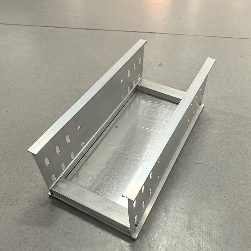 Anodizing Aluminum Cable Tray Medium Duty Width 100mm-1000mm For Indoor Outdoor