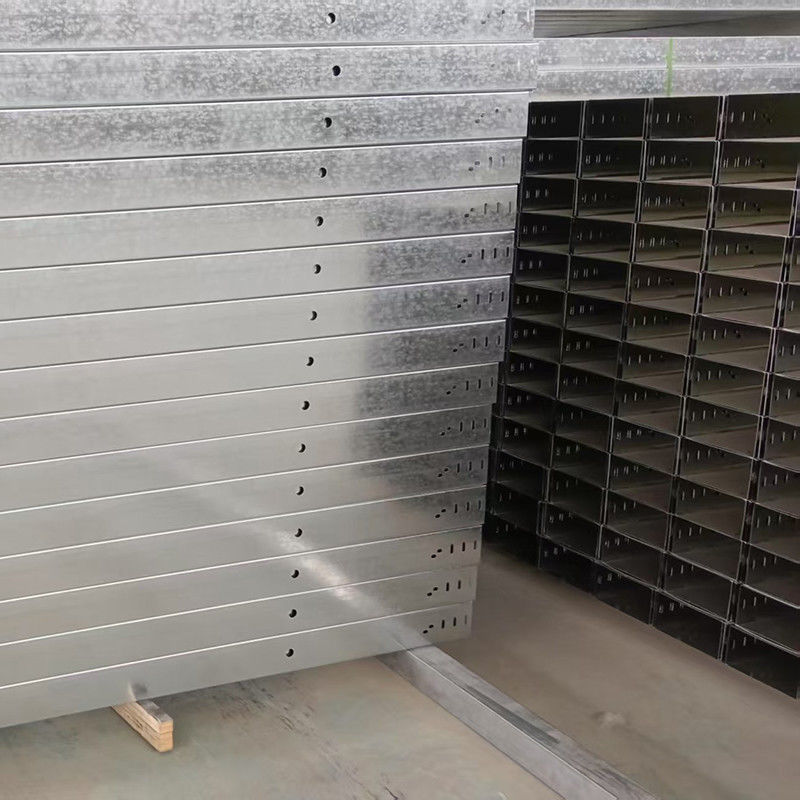 Wall Or Ceiling Mounted Cable Support System With Corrosion-Resistant Galvanized Finish